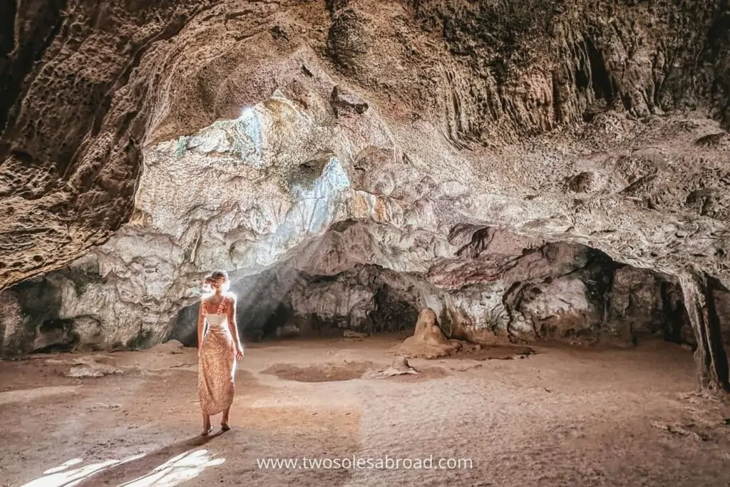 things to do in Aruba, Arikok National Park, the Quadirikiri Cave