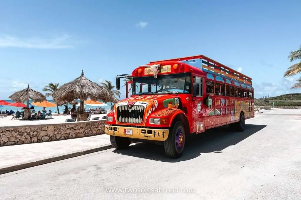 things to do in Aruba, Party Bus, Kukoo Kunuku