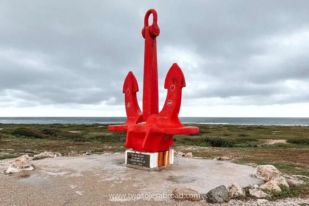 things to do in Aruba, Big Red Anchor